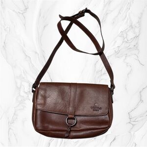 Wild West Los Angeles Leather Crossbody Bag in Brown Casual Everyday Style